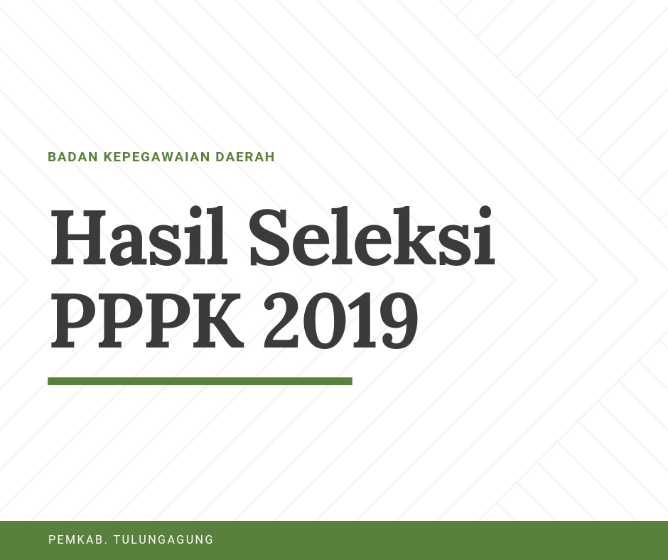 Gambar tulisan hasil seleksi p3k 2019