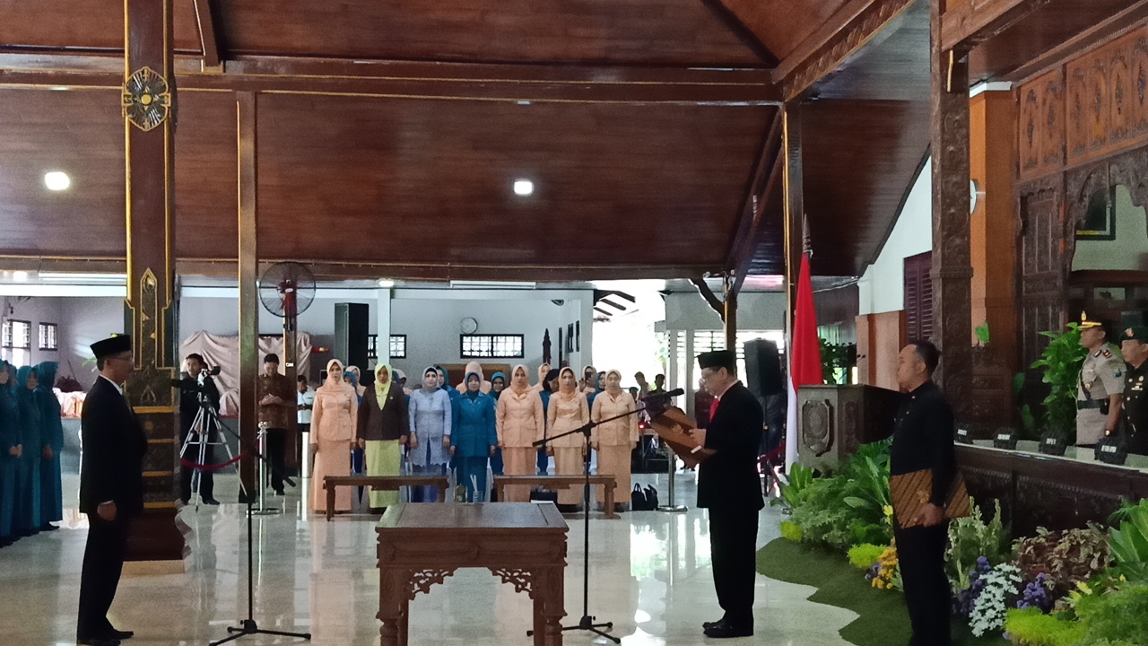Pelantikan JPTP Sekretaris Daerah Kab. Tulungagung