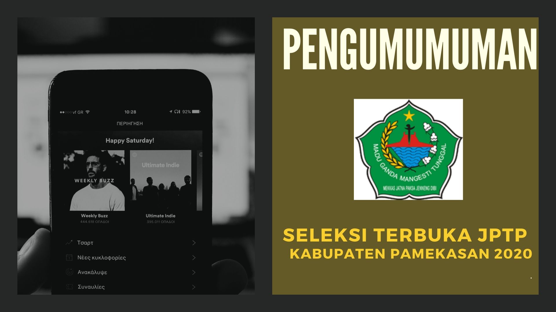 Seleksi Terbuka JPTP Kabupaten Pamekasan
