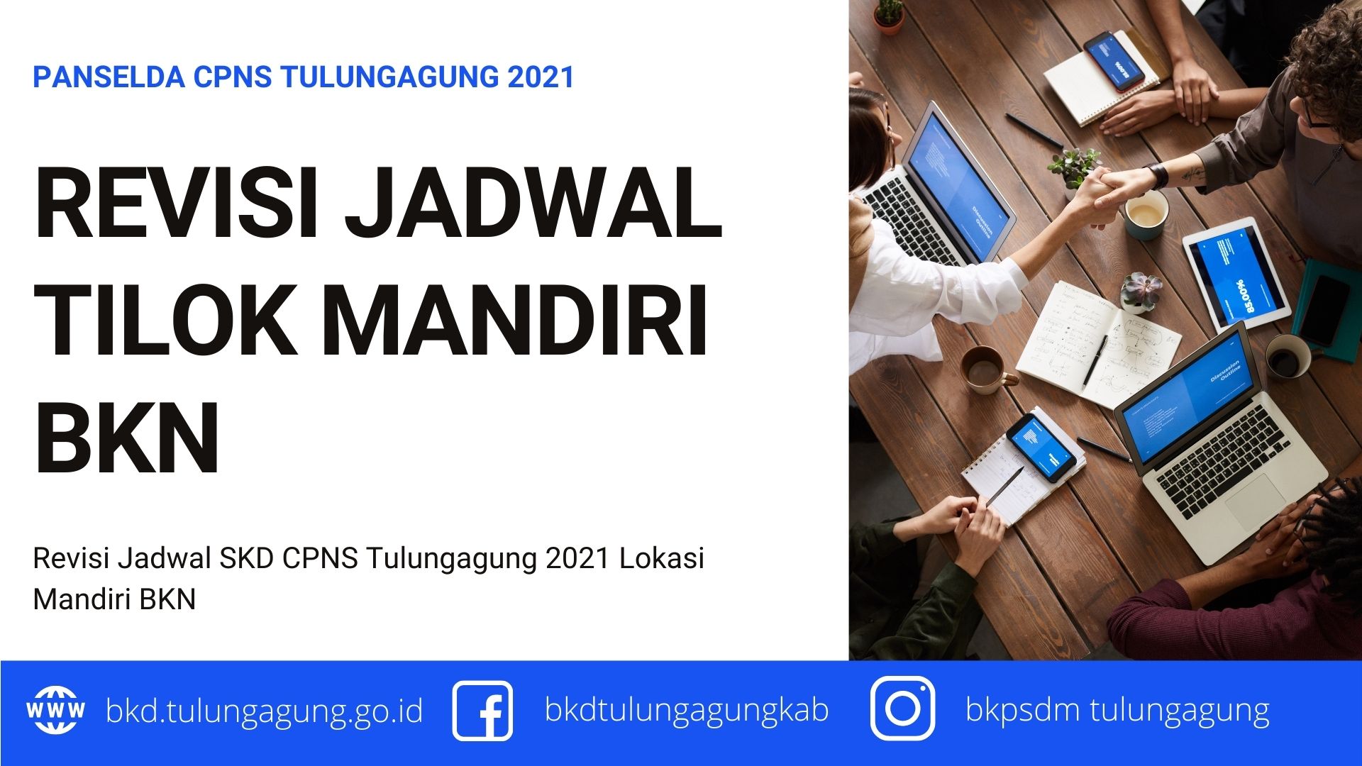 Gambar Pengumuman Revisi SKD Tilok Mandiri 2021