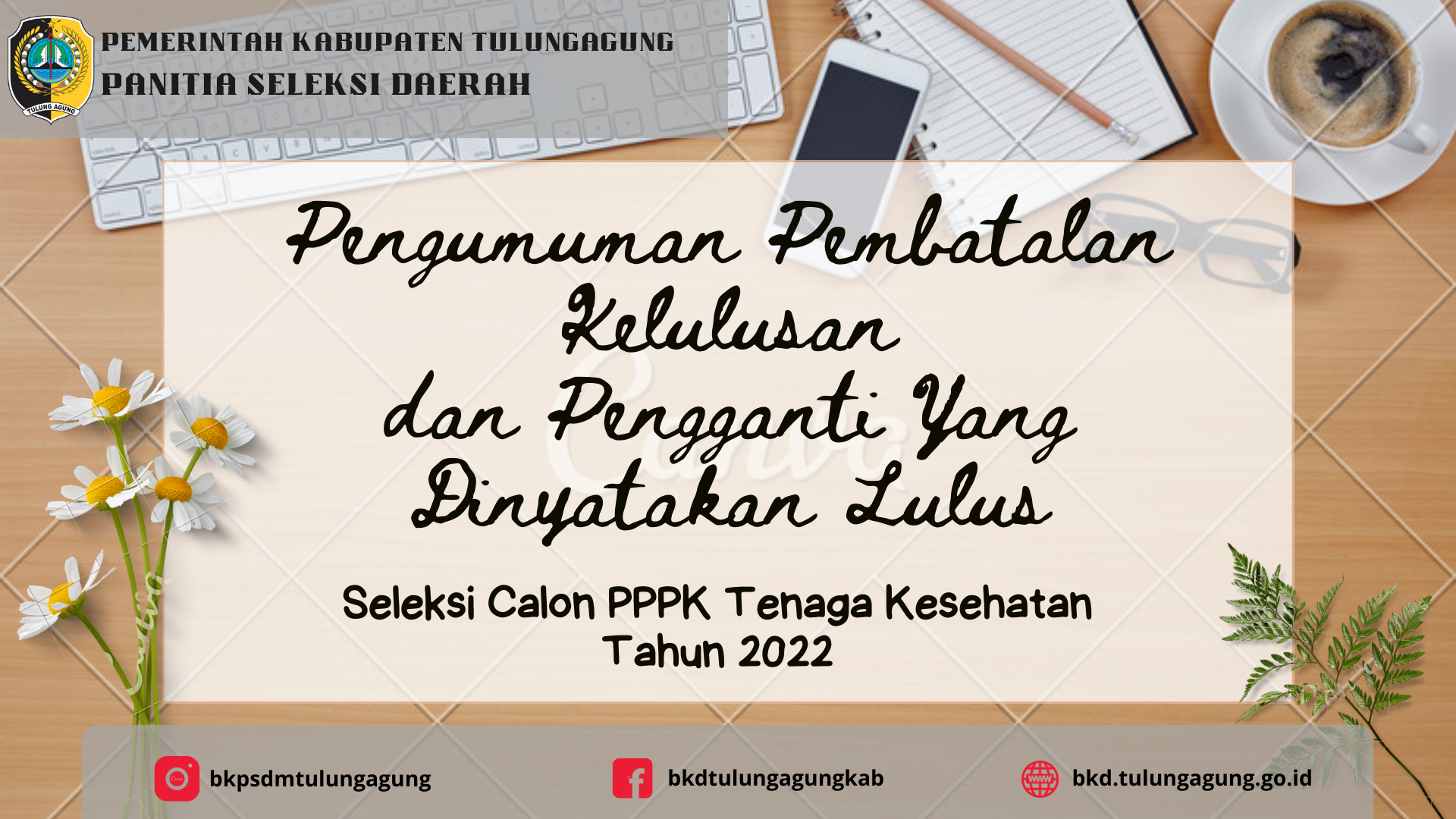 PEMBATALAN DAN PENGGANTI NAKES PPPK 2022