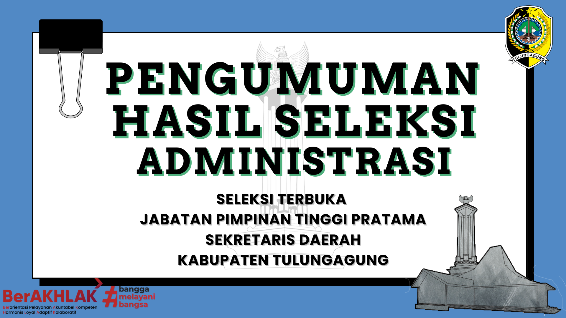 Hasil Administrasi Selter Sekda Juni 2026