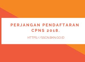 perpanjangan pendaftaran cpns tulungagung 2018