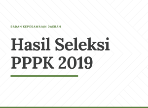 Gambar tulisan hasil seleksi p3k 2019