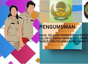 Pengumuman Seleksi Administrasi CPNS Tulungagung 2019
