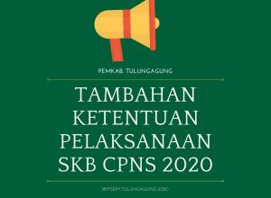 Tambahan Pengumuman Ketentuan Pelaksanaan SKB 2020