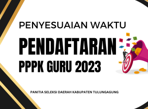 Penyesuaian waktu pppk guru 2023