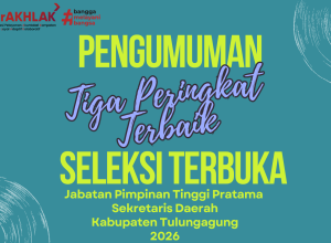 Pengumuman Shelter Sekda Pemkab Tulungagung 2026